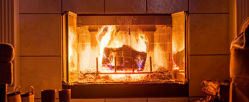 Mendota Hearth Landscape Fireplace Installation in Seagoville, Texas