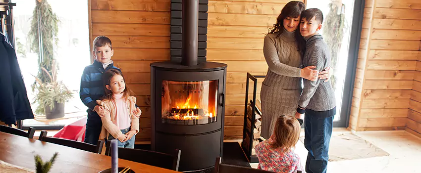 Morso Cast Iron Fireplace Insert Installation in Seagoville, Texas
