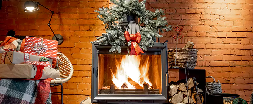 Travis Industries Linear Gas Fireplace Installation in Seagoville, Texas