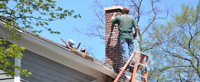 Vinyl and PVC Chimney Flashing Installation in Seagoville, TX