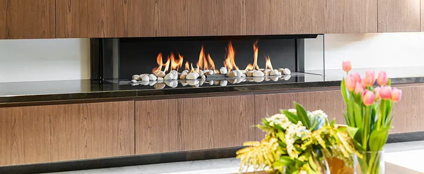 Double-height Fireplace Design Refurbishment in Seagoville, Texas